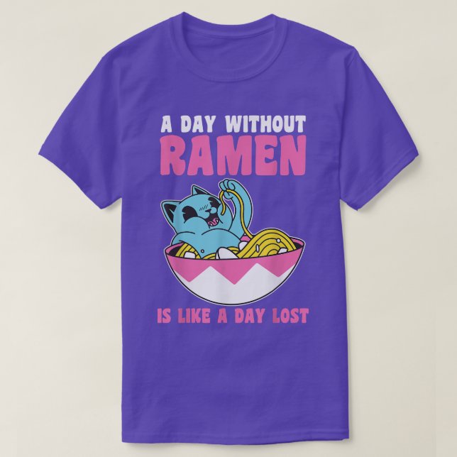 Cat Ramen 161 T-Shirt (Design Front)