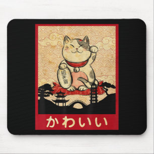 Cat Ramen Bowl Anime Japanese Noodles Kawaii Neko  Mouse Mat