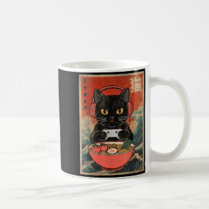 Cat Ramen Japanese Funny Graphic Kawaii Anime Coffee Mug