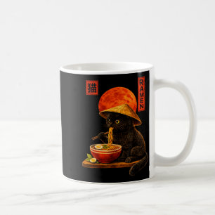 Cat Ramen Kitten Japanese Art Funny Anime Graphic Coffee Mug