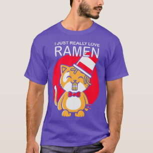 Cat Ramen Lover I Just really love Ramen Japanese T-Shirt