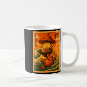 Cat Ramen Ufo Funny Japanese Anime Men Women Teens Coffee Mug