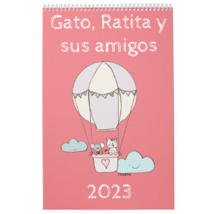Cat, Ratita and her friends. Calendar