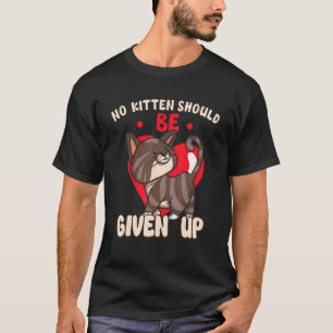 Cat Rescue Animal Rights Rescue Cat Adoption 2 T-Shirt