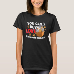 CAT RESCUE ANIMAL RIGHTS RESCUE CAT ADOPTION T-Shirt