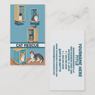 Cat Rescue Business Card