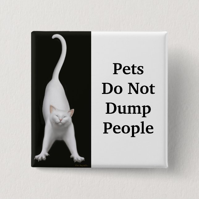 Cat Rescue Pets Pin (Front)