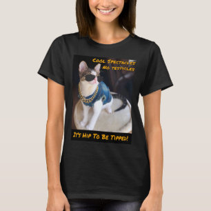 Cat RESCUE TNR "It's Hip To Be Tipped" T-Shirt