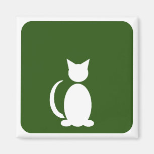 Cat Restroom Magnet