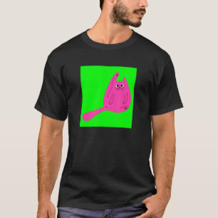 Cat Retro Pop Art Graphic Colourful Meow Cat 3 T-Shirt