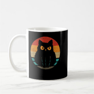 Cat Retro Style Vintage T-Shirt Coffee Mug