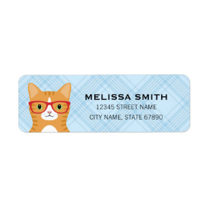 Cat Return Address Labels