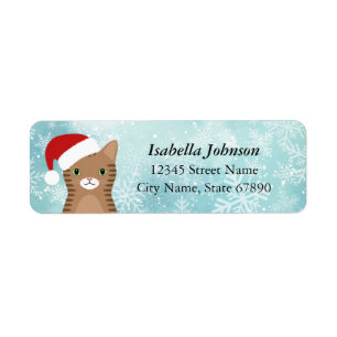 Cat Return Address Labels