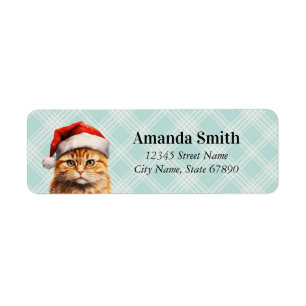 Cat Return Address Labels