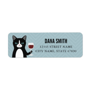 Cat Return Address Labels