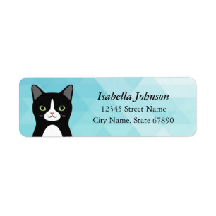 Cat Return Address Labels