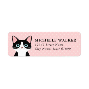 Cat Return Address Labels