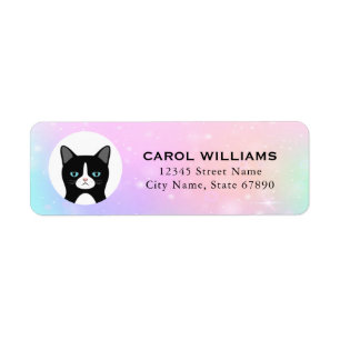 Cat Return Address Labels