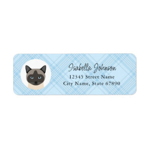 Cat Return Address Labels