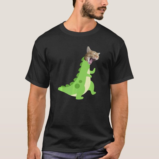 Cat Rex Dino  1 T-Shirt (Front)