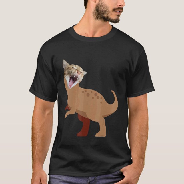 Cat Rex Dino 5 T-Shirt (Front)