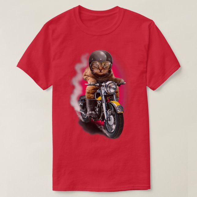CAT RIDER  T-Shirt (Design Front)