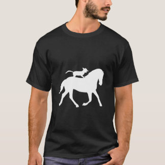 Cat rides a horse T-Shirt