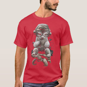 Cat Riding Tortoise  T-Shirt