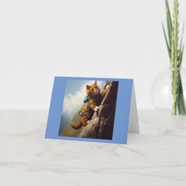 Cat Rock Climbing Card (Front)