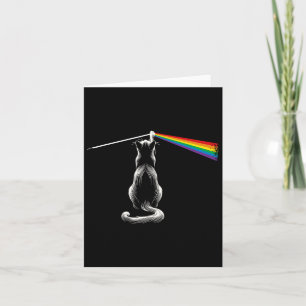 Cat Rock Music Band Funny Cat Rock And Roll Card