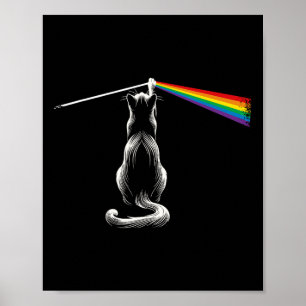 Cat Rock Music Band Funny Cat Rock And Roll  Poster