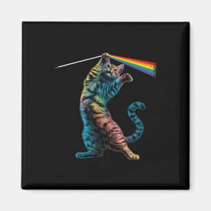 Cat Rock Music Concert Band Rock Cat  Magnet