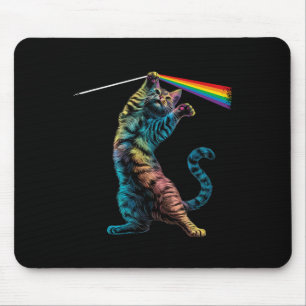 Cat Rock Music Concert Band Rock Cat Mouse Mat
