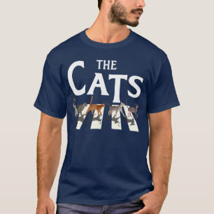 Cat Rock Music Funny Cat Lover Gifts for Men Women T-Shirt