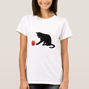 Cat Rolling Dice RPG Role Playing Games Gaming Lov T-Shirt