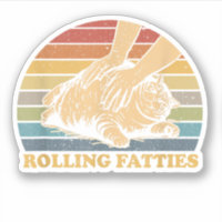 Cat Rolling Fatties Funny