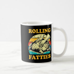 Cat Rolling Fatties Funny For Men Women Coffee Mug