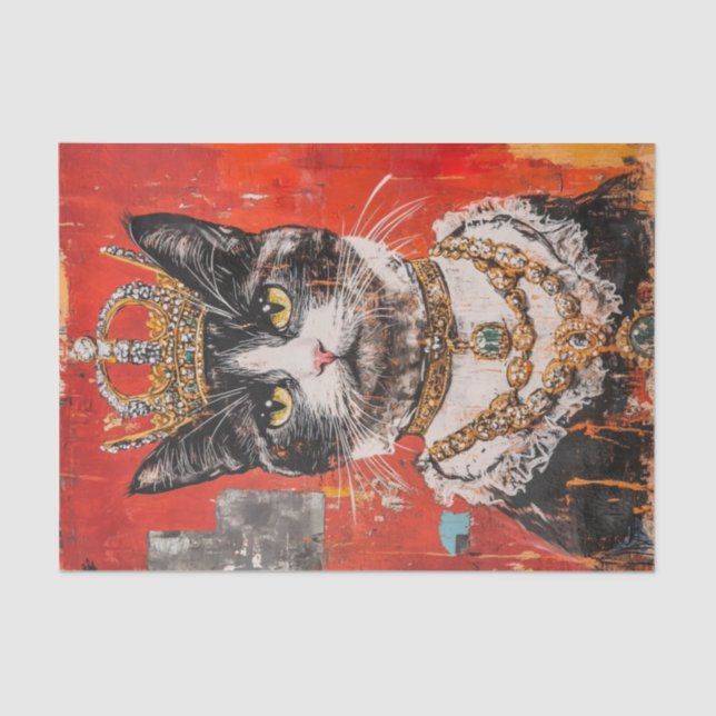 Cat Royal Highness1 Tissue Paper (Front)