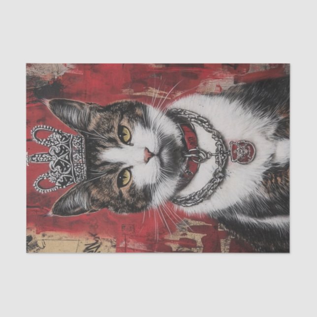 Cat Royal Highness6 Tissue Paper (Front)