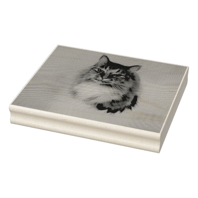 Cat Rubber Stamp (Stamp)