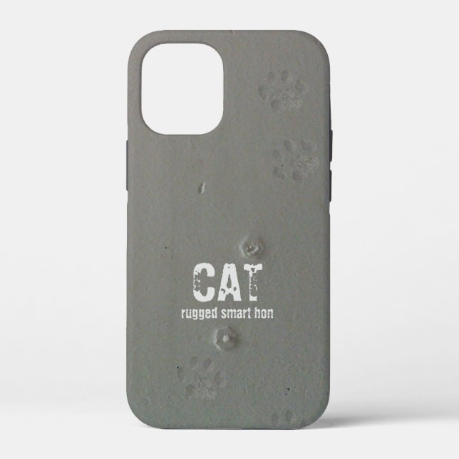 CAT rugged smart hon with cute paws Case-Mate iPhone Case (Back)