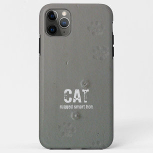 CAT rugged smart hon with cute paws iPhone 11 Pro Max Case