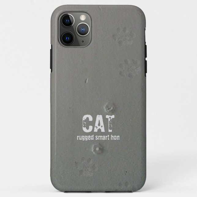 CAT rugged smart hon with cute paws Case-Mate iPhone Case (Back)