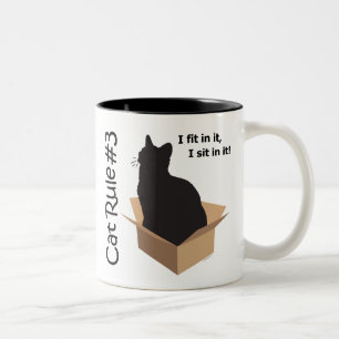 Cat Rule #3 Mugs