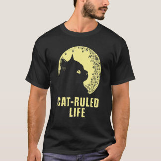 Cat Ruled Life Cat   Family Kitten Relatives Sarca T-Shirt