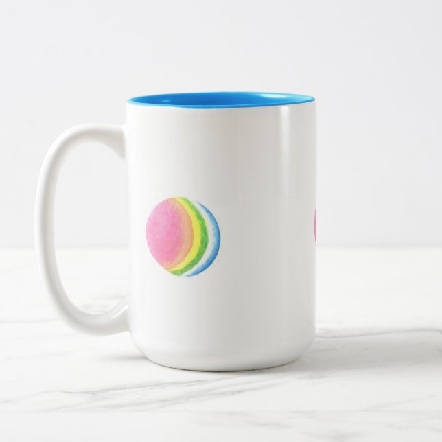 Cat’s Ball Two-Tone Coffee Mug (Left)