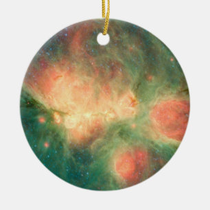 Cat’s Paw Nebula Milky Way Ceramic Tree Decoration