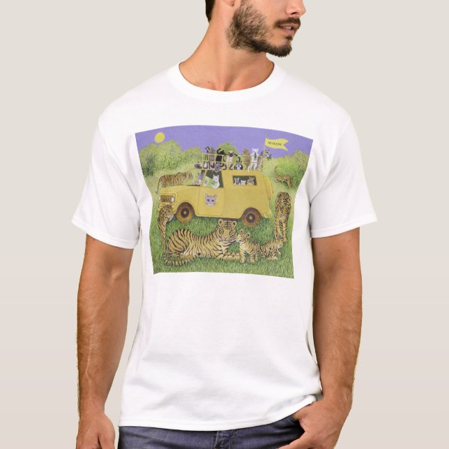 Cat Safari T-Shirt (Front)