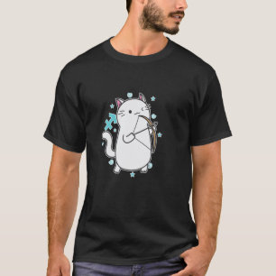 Cat Sagittarius Zodiac Sign T-Shirt