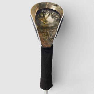 Cat Samurai.  Golf Head Cover